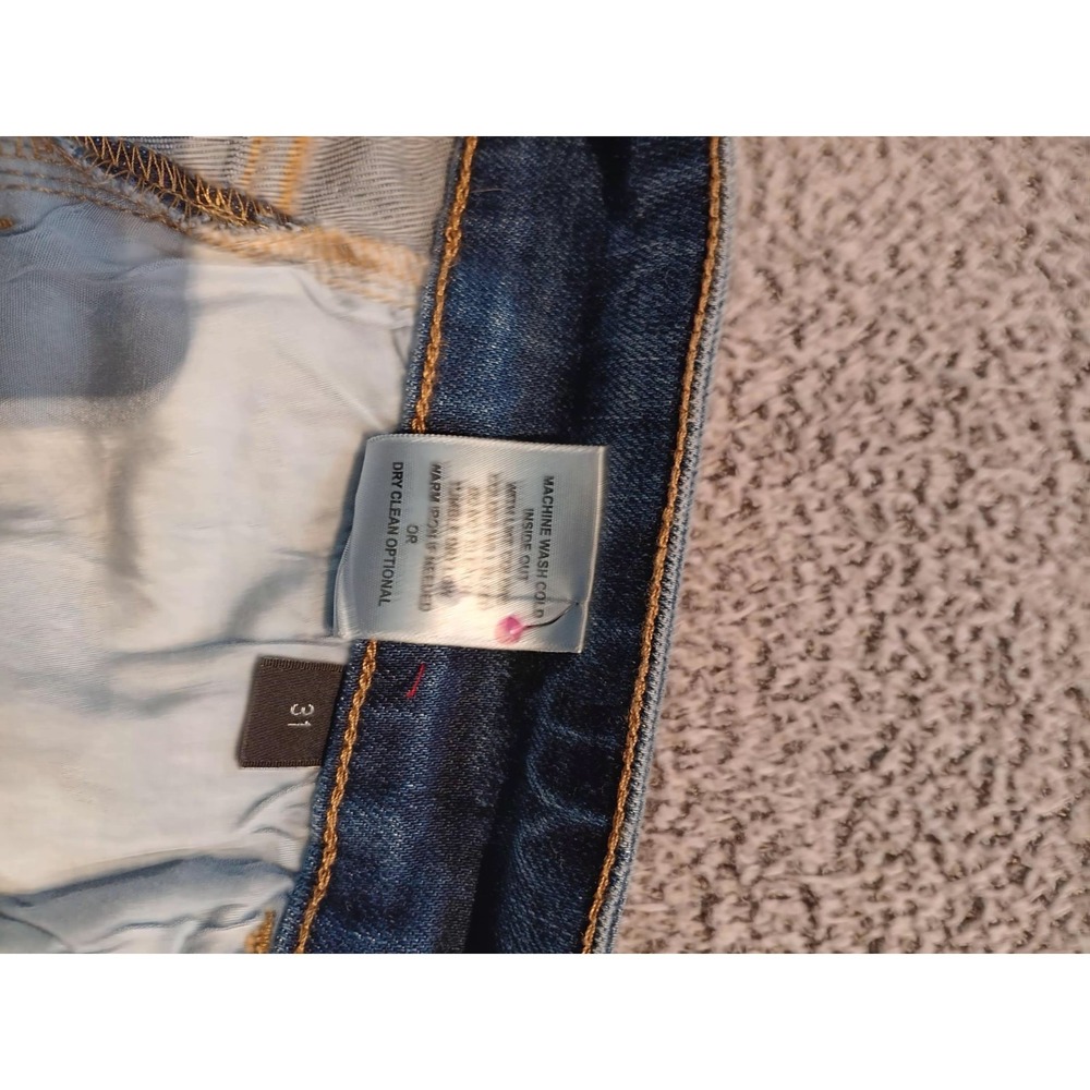 Bridge by GLY Women's High Rise Flare Jeans 31x36 Tall Dark Wash Stretch - Picture 6 of 8